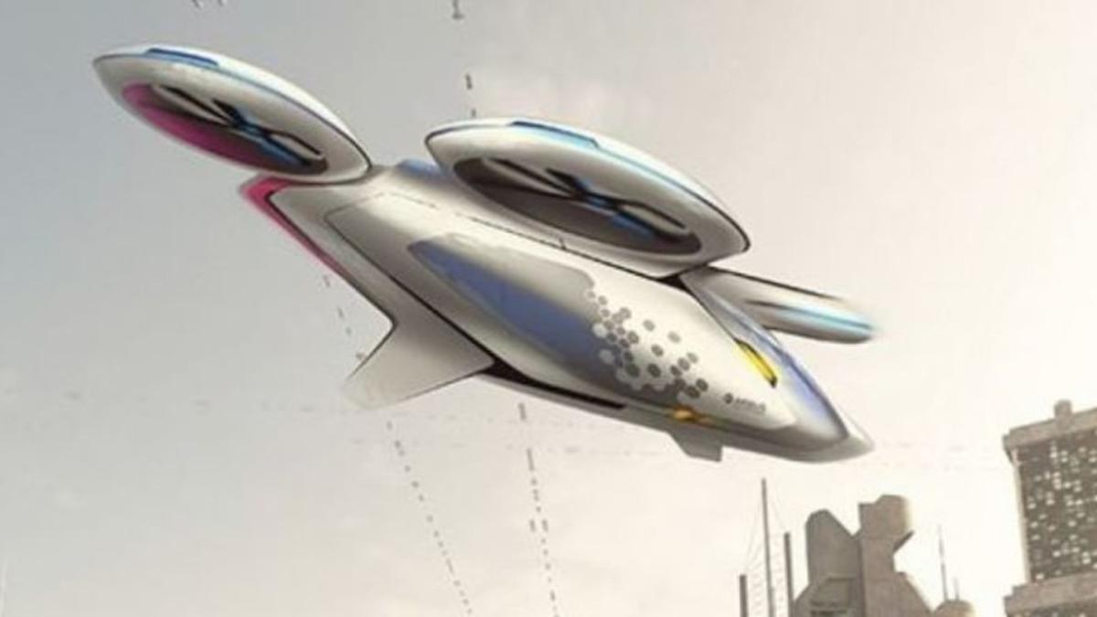 Uno de los prototipos de coche volador de Airbus.