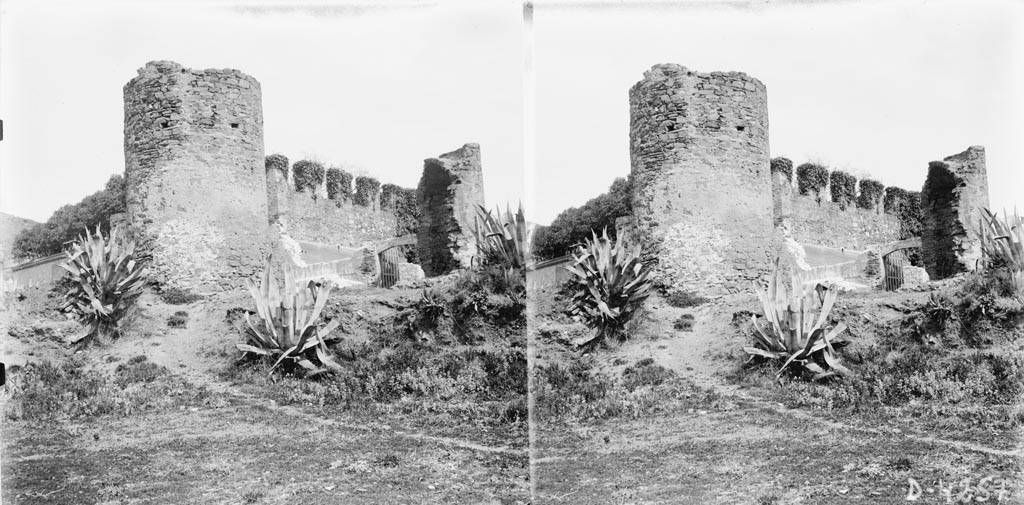 Ruinas del castillo de Bellesguard en 1901