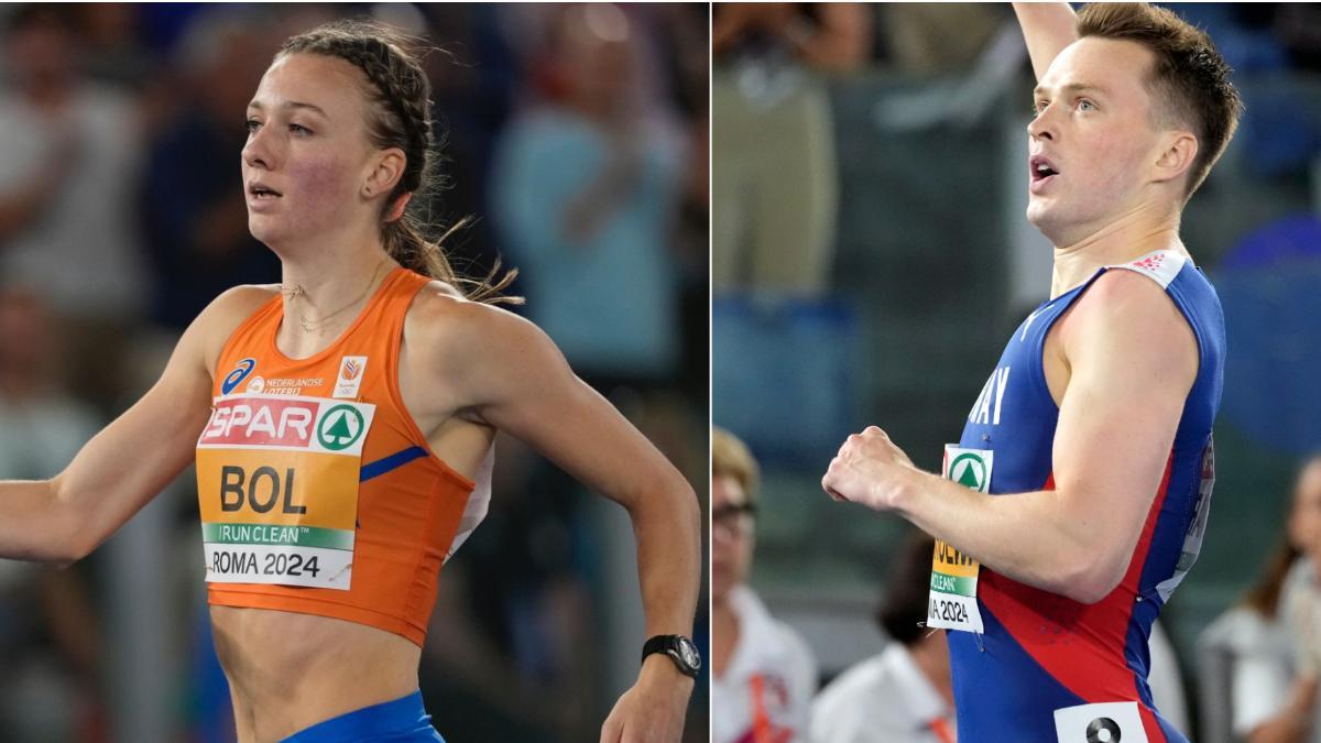 Femke Bol y Karsten Warholm, dos sensacionales atletas