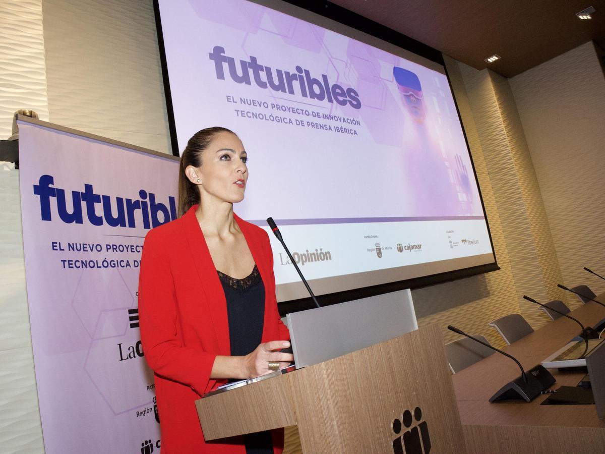 María Jesús Poyato fue la presentadora de la edición 2023 de Futuribles Murcia