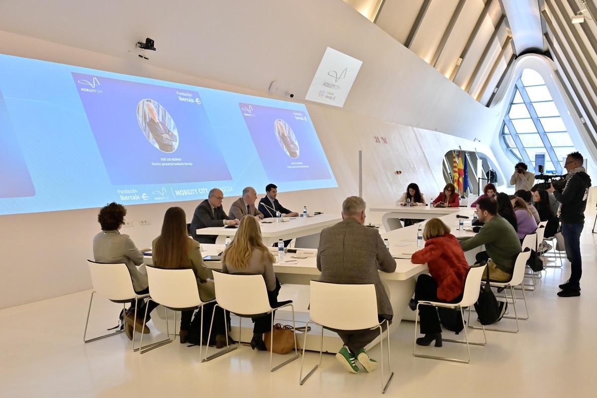 El encuentro celebrado este viernes en Mobility City para dar a conocer sus programas de emprendimiento para este año.