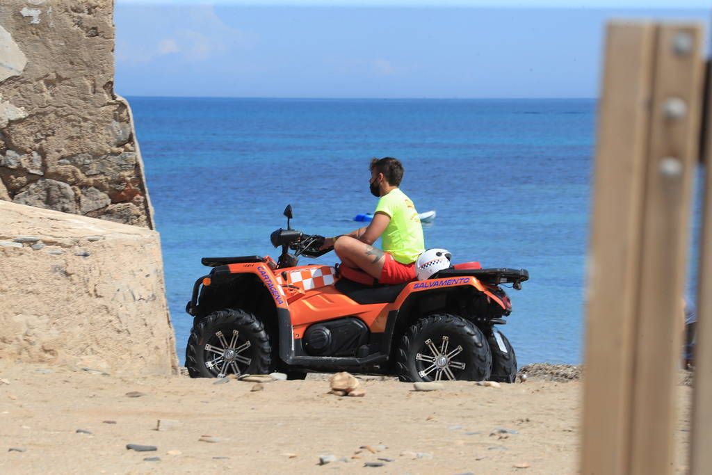 Así estaban hoy Cabo de Palos y La Manga