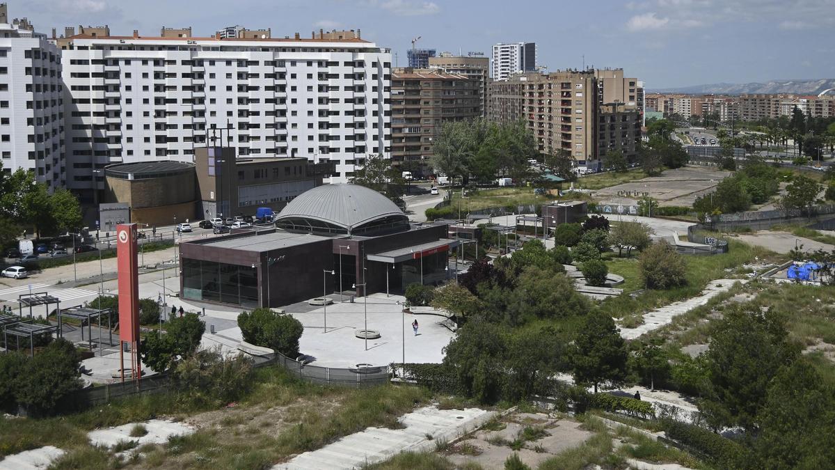 Estación del Portillo, en un entorno propiedad que va a ser reurbanizado.