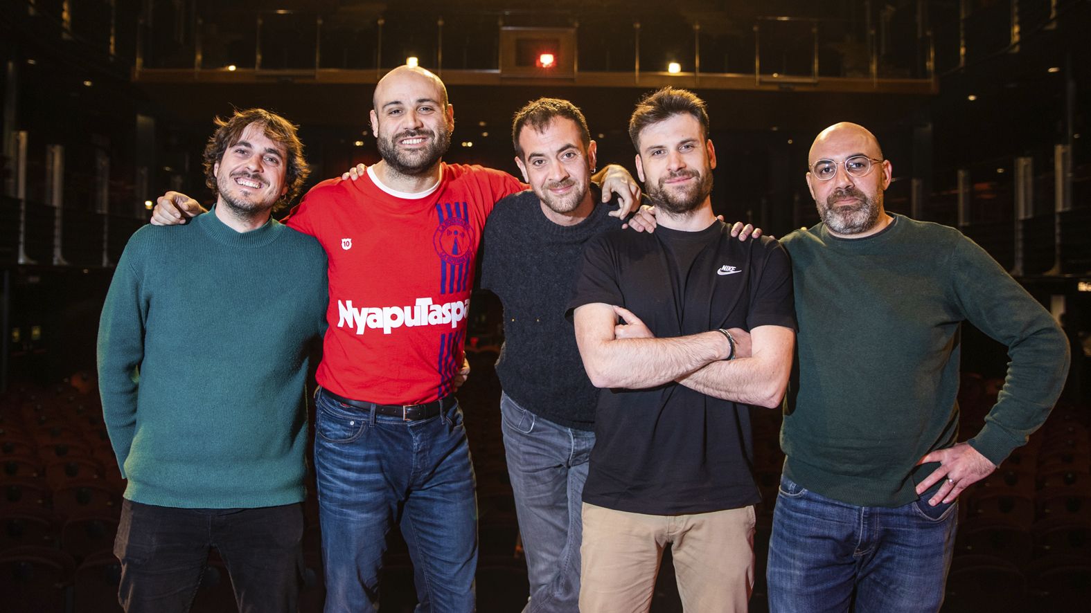 'La Sotana': De izquierda a derecha: Enric Gusó, Manel Vidal, Andreu Juanola y Magí Garcia.