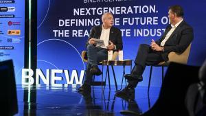 Pere Navarro durante una ponencia de la última edición de la BNEW. 