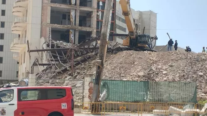 Herido un trabajador tras sufrir un accidente en las obras de Son Dureta