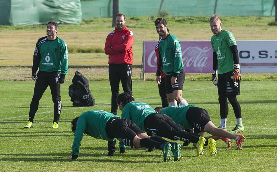 Primer entrenamiento de Luis Carrión.