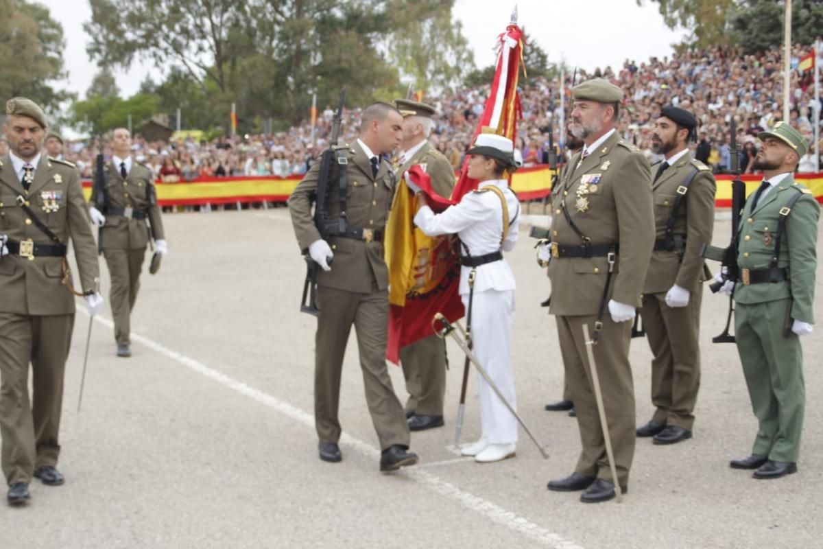 Jura de bandera en el Cefot de Cáceres