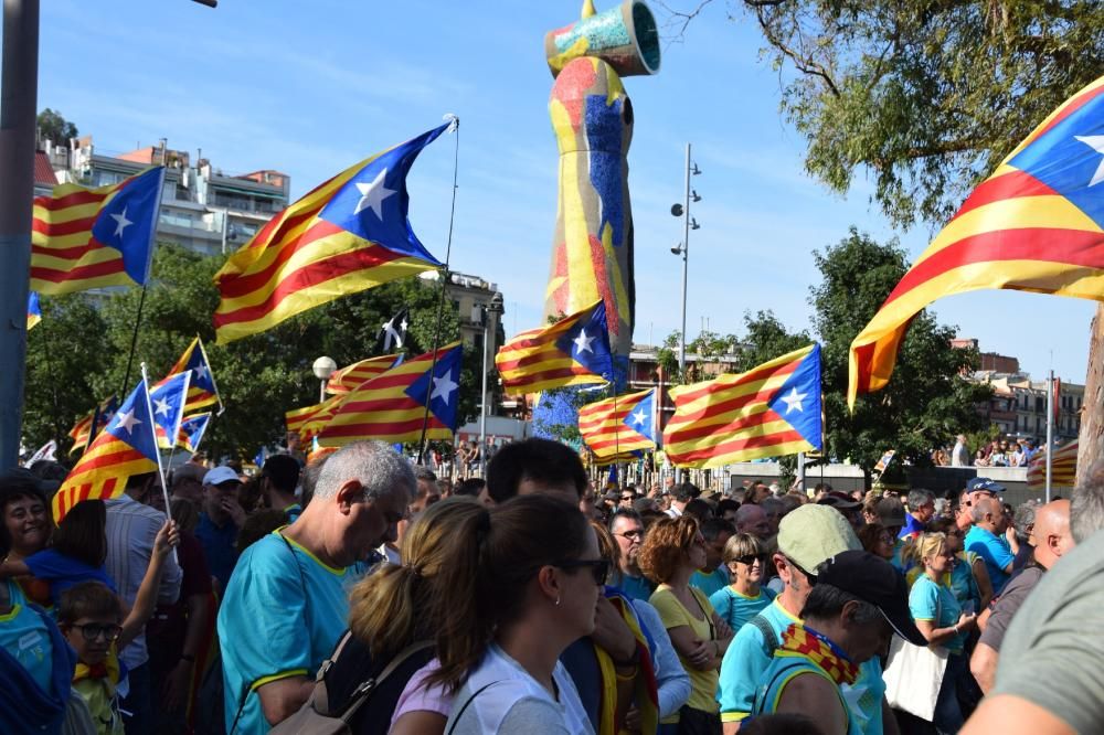 Berguedans a la manifestació de la Diada