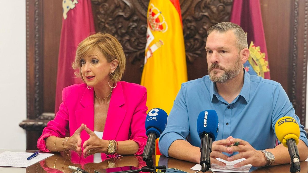 Belén Pérez y José Martínez, este lunes.