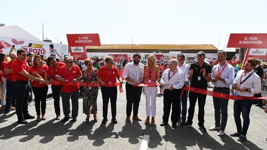 Momento de la salida de ‘La Vuelta’ desde ElPozo