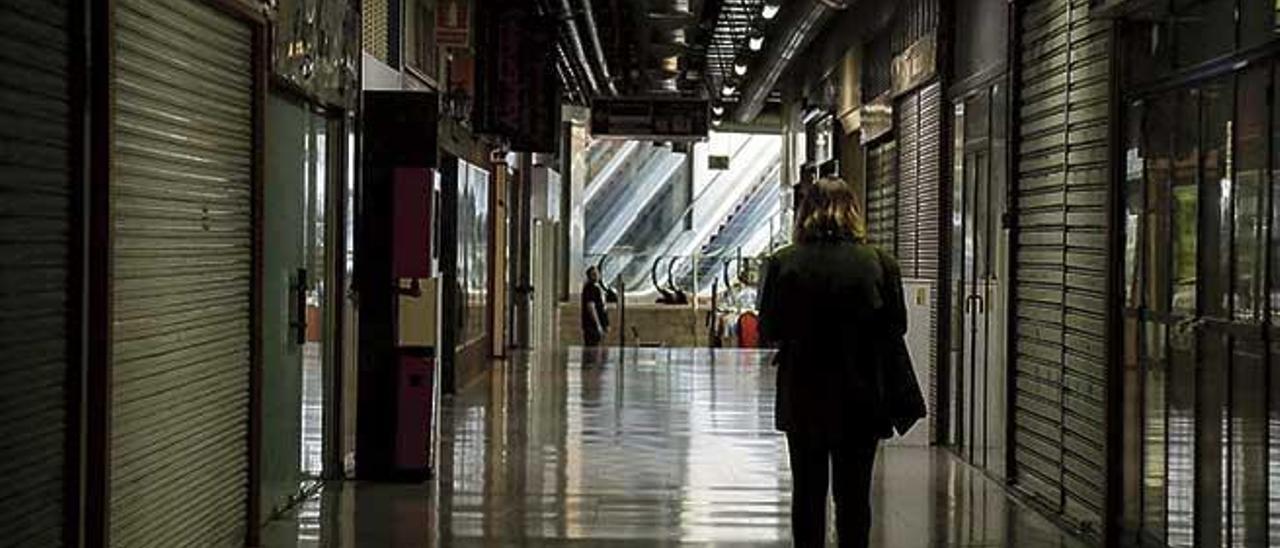 Las galerÃ­as comerciales languidecen desde hace aÃ±os y mÃ¡s aÃºn desde el pasado mes de septiembre.