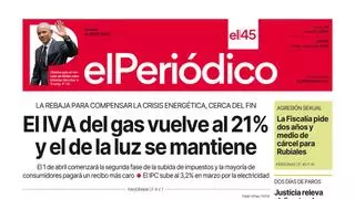 La portada de EL PERIÓDICO del 28 de marzo de 2024