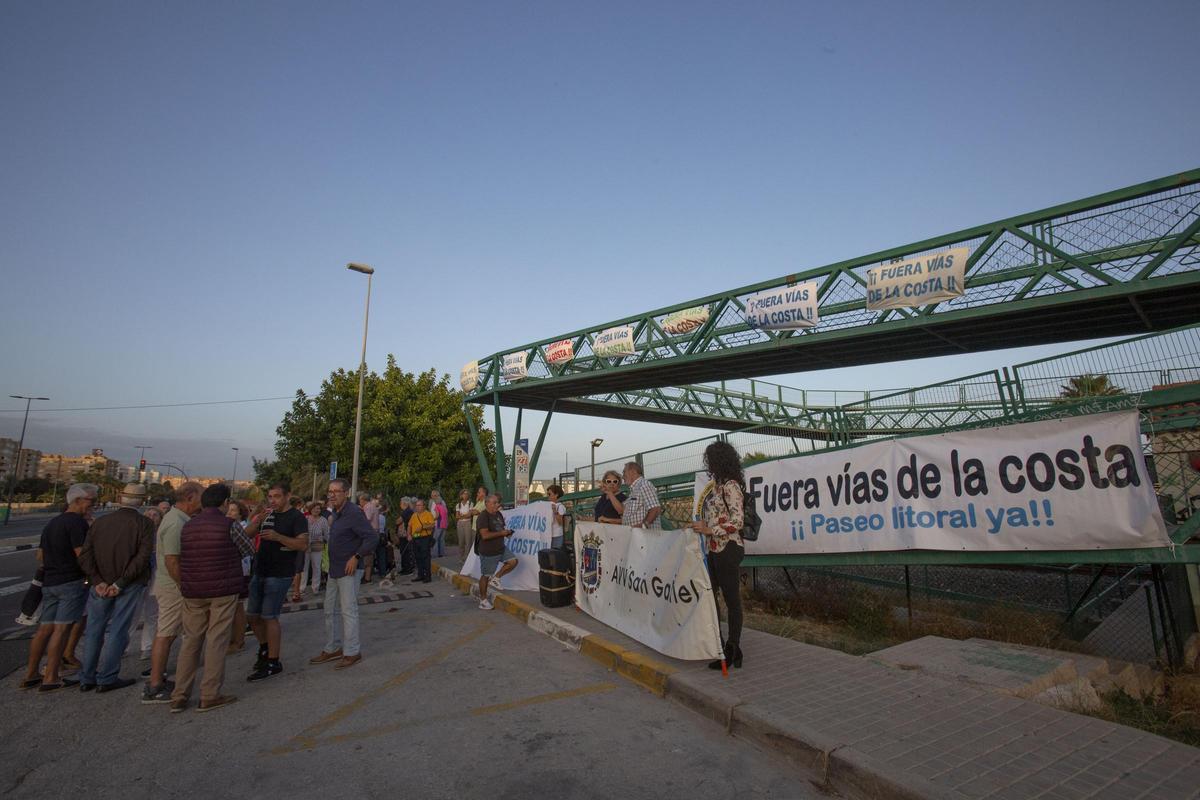 Protesta vecinal realizada en diciembre de 2024.