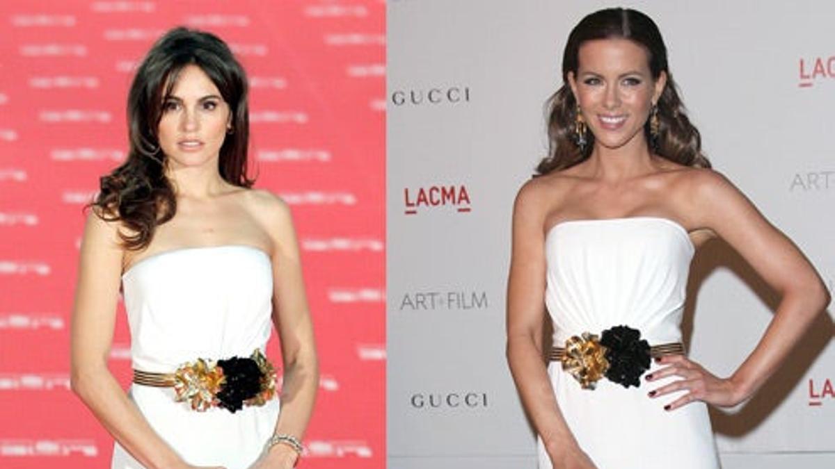 Verónica Echegui y Kate Beckinsale con el mismo Gucci