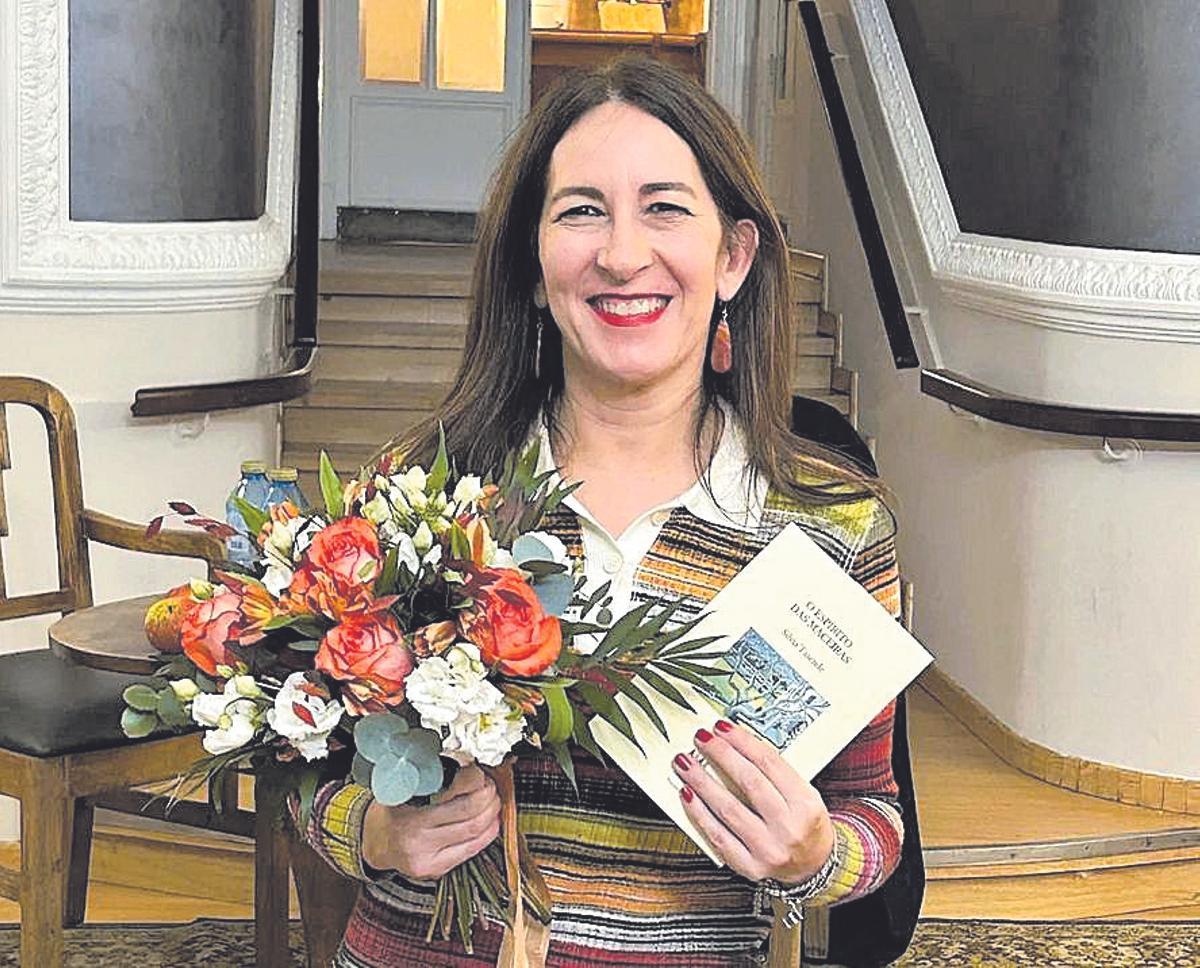 Silvia Tasende con María López Sández