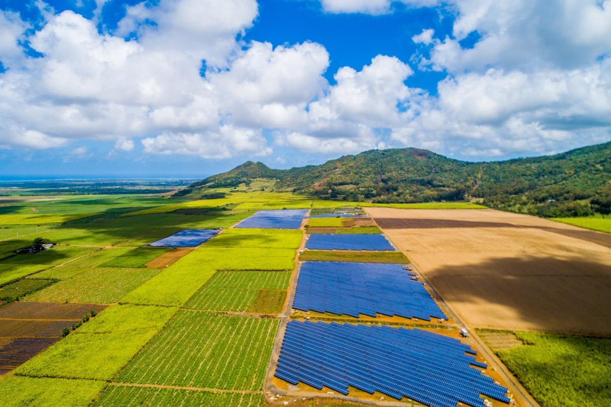 Plantas fotovoltaicas instaladas y operadas por la empresa francesa Qair en la isla Mauricio.