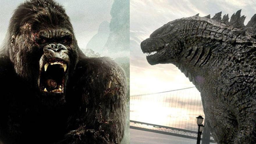 King Kong y Godzilla.