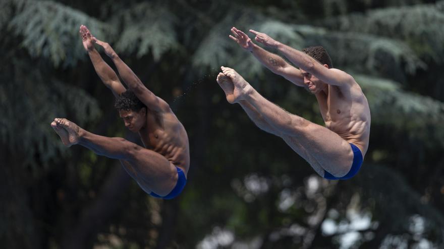 Nicolás García Boissier, plata en el Europeo de Belgrado en la modalidad de salto sincronizado en 3m