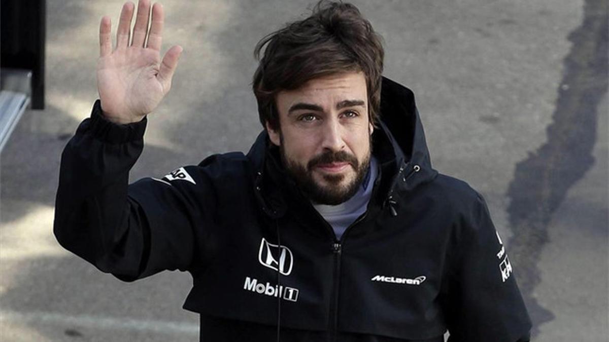 Fernando Alonso, en el Circuit de Barcelona - Catalunya