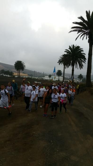 Peregrinación del municipio de Haría a la ermita d