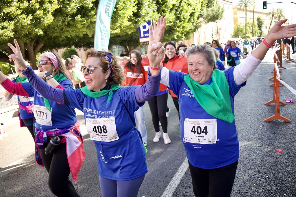 Las imágenes de la llegada a meta de la Carrera de la Mujer de Murcia 2024