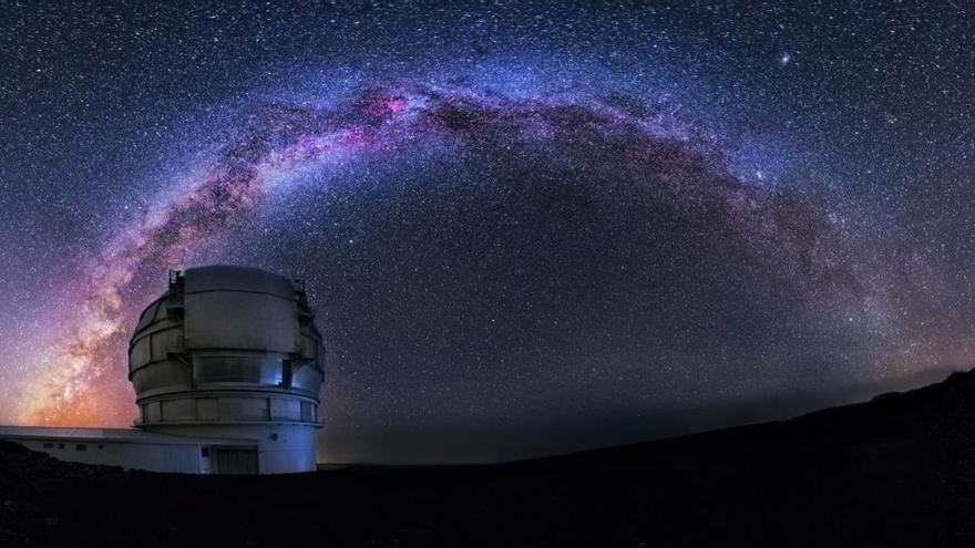 Aumentan los efectos de la contaminación lumínica sobre la astronomía en los cielos de Canarias