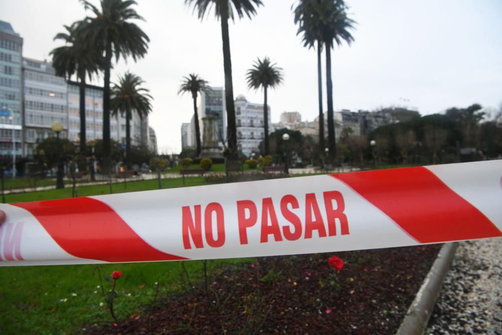 A Coruña afronta otra alerta naranja en la costa