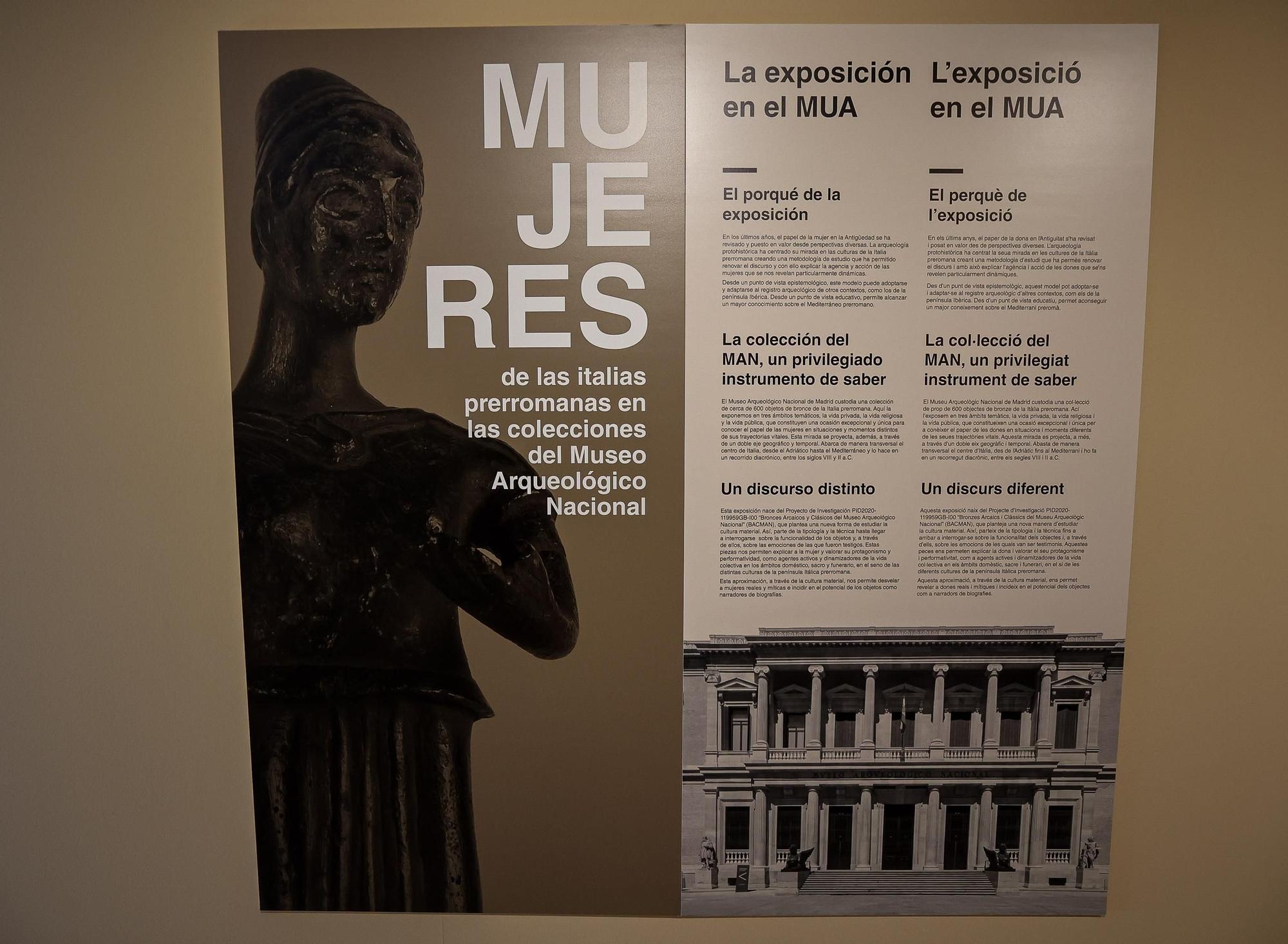 Exposición "Mujeres de las italias prerromanas"