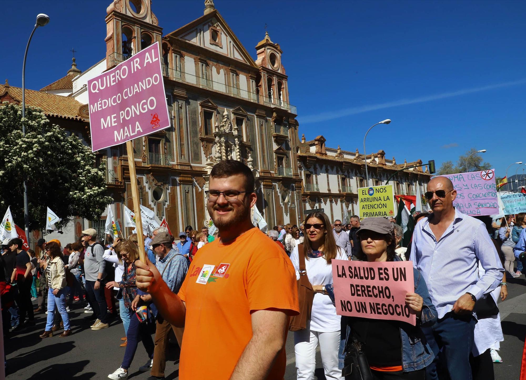 Manifestación en defensa de la sanidad pública