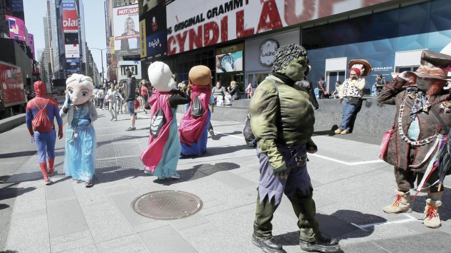 Hulk y el sombrerero. // Reuters