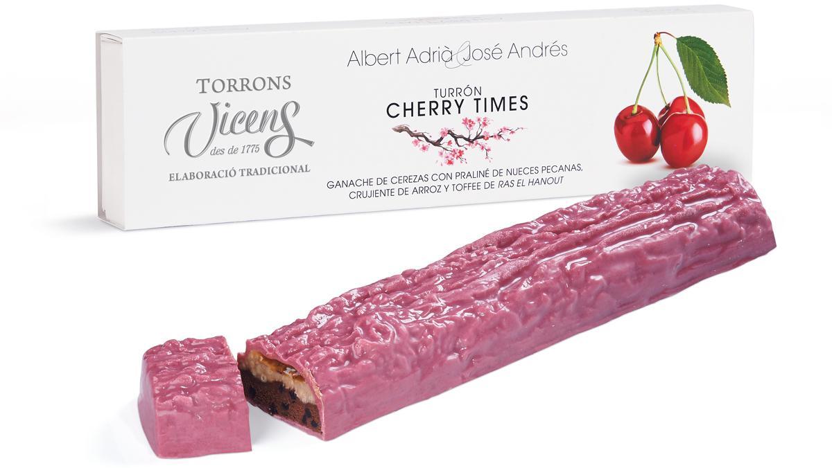 El innovador Cherry Times de Torrons Vicens.