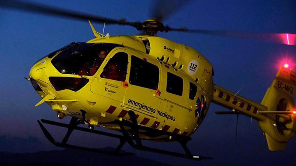 Un helicóptero del SEM