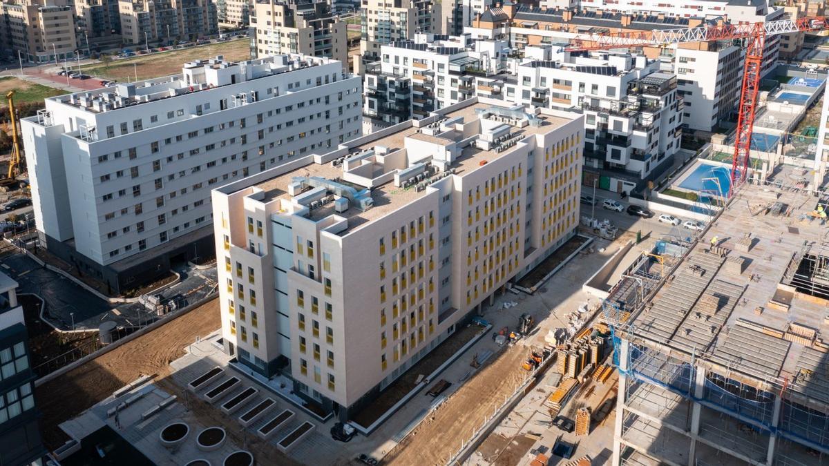 Una imagen de nuevas viviendas en Madrid.