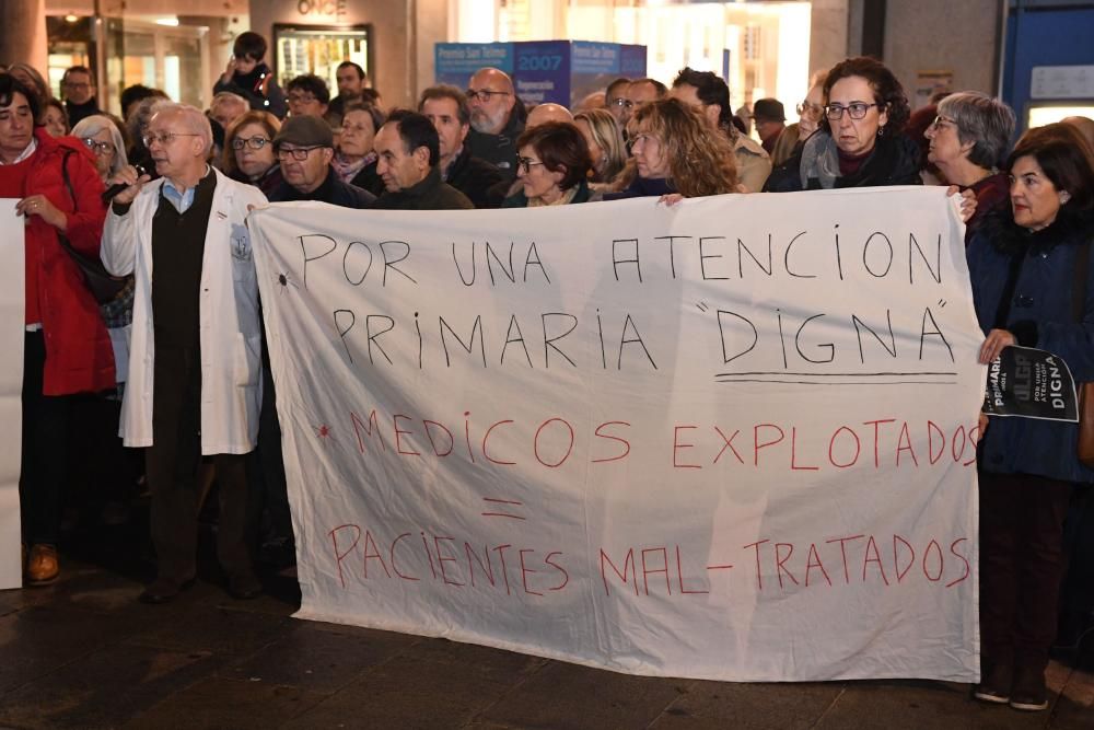 Huelga de médicos de Atención Primaria en A Coruña