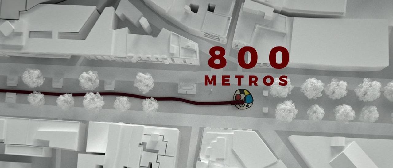 Captura de los créditos de ’800 metros’.