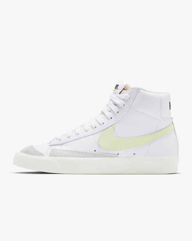 Zapatillas Nike Blazer Mid'77 Vintage en blanco y amarillo