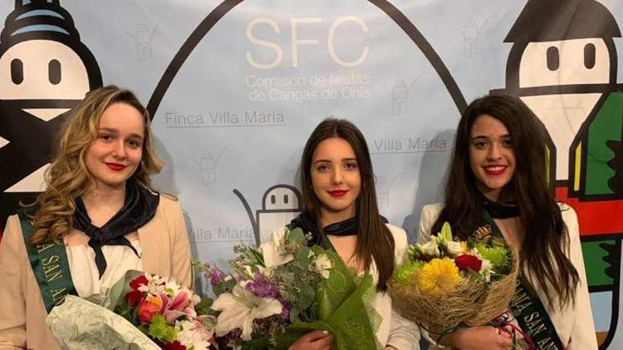 San Antoniu ya tiene reina y damas en Cangas de Onís