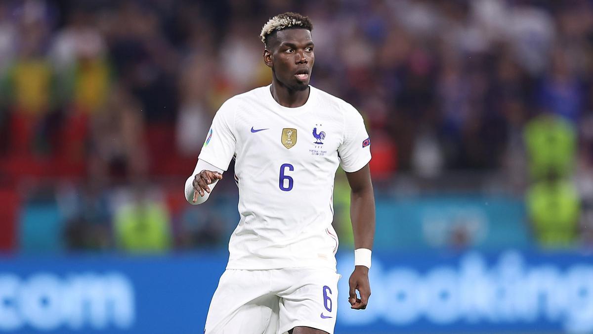 Paul Pogba, en un partido con la selección francesa.