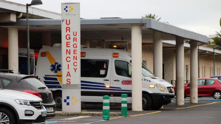 Entrada de urgencias del Hospital General de La Palma.
