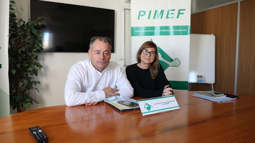 Pep Mayans y Lidia Álvarez, presidente y gerente de la Pimef.
