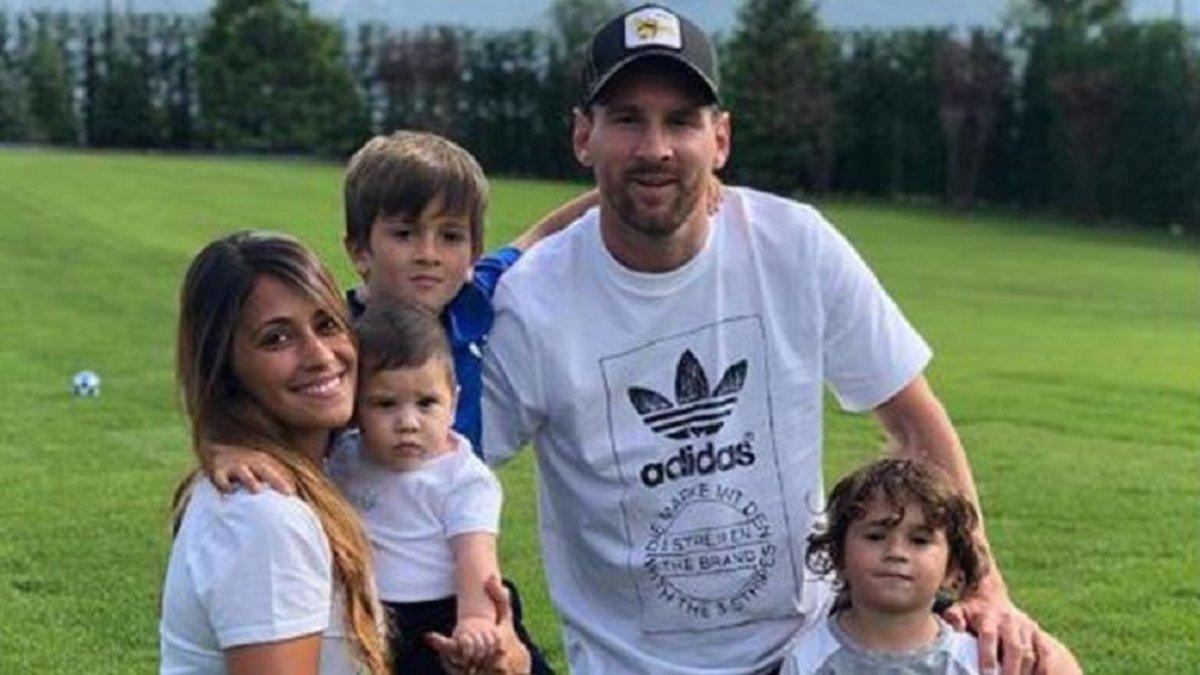Leo Messi muestra su faceta más paternal junto a Thiago y Mateo | El Doce TV