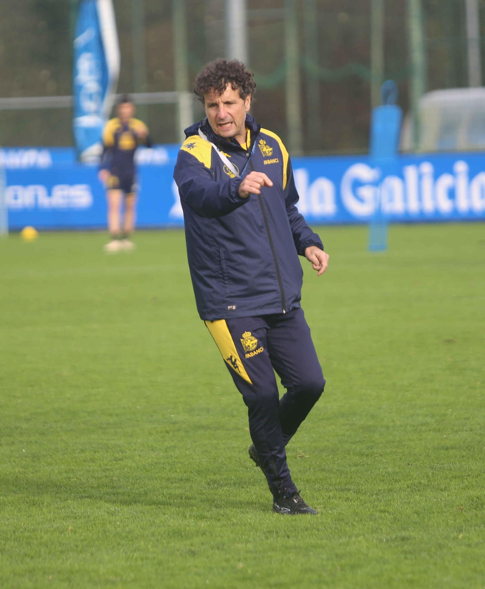 Entrenamiento del Deportivo en Abegondo
