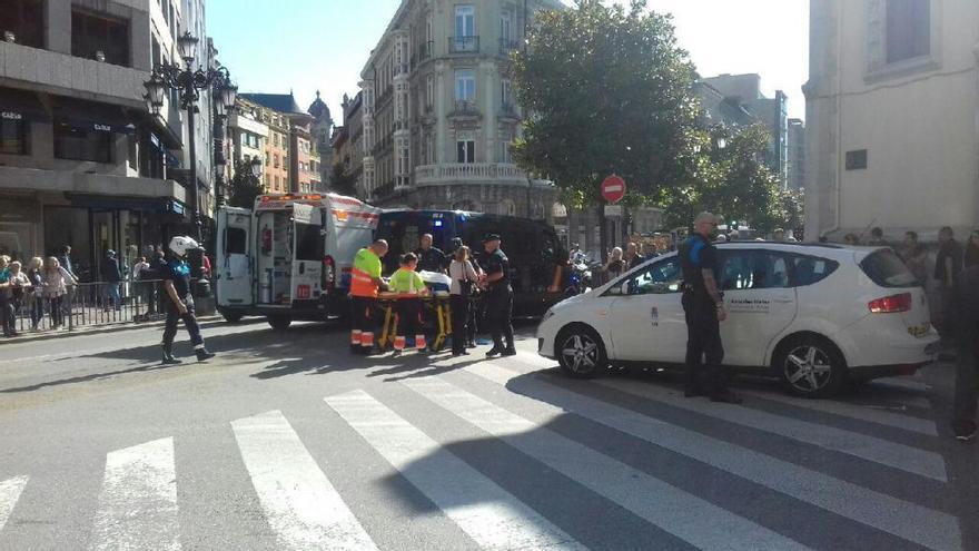 Herida una mujer de 74 años tras ser atropellada por un taxi en un paso ...