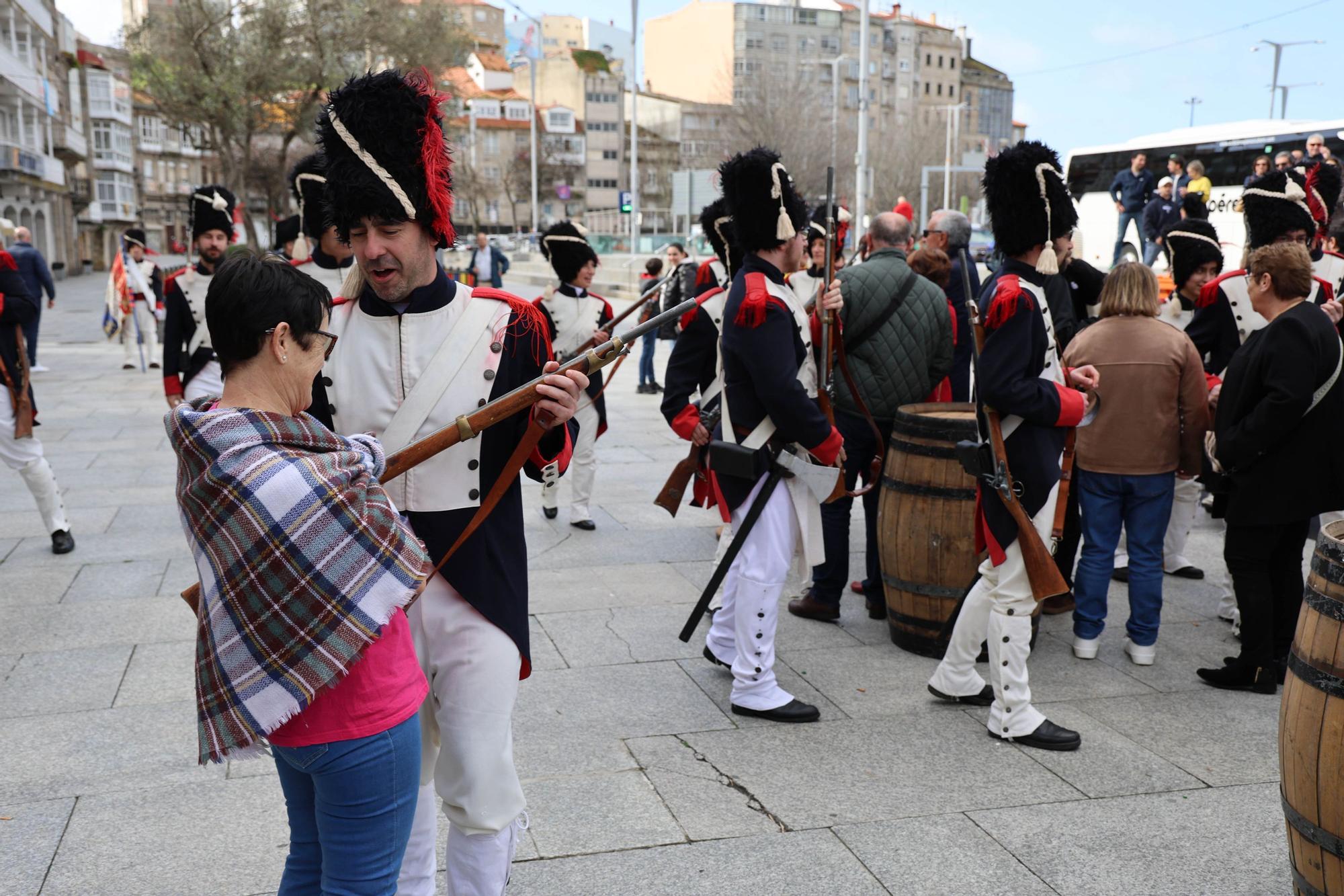 Día dos de la invasión francesa: las tropas de Napoleón no frustran la fiesta a los vigueses