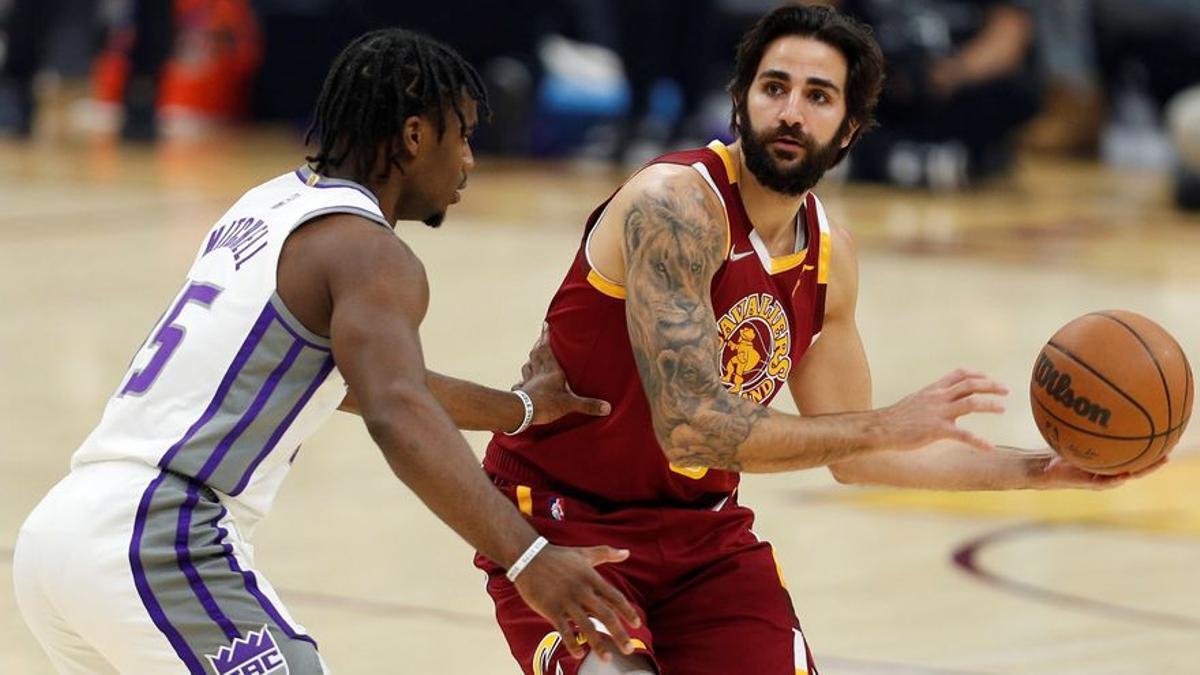 Ricky Rubio, ante los Kings.