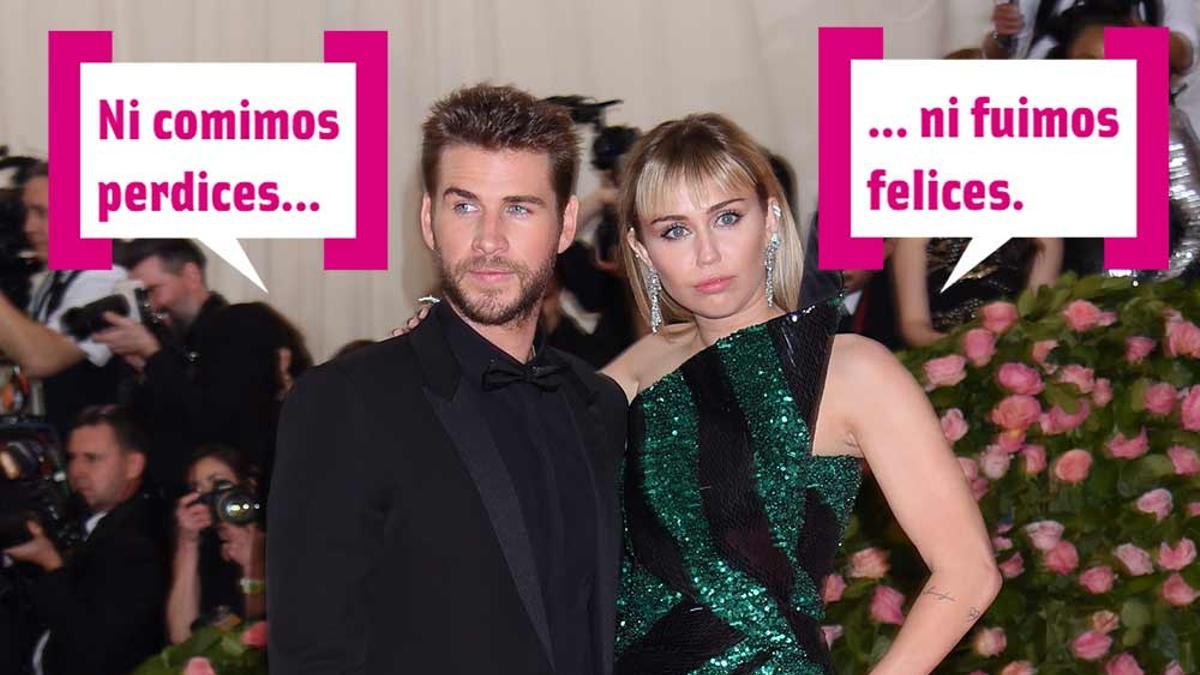 Liam Hemsworth está un poco harto de Miley Cyrus