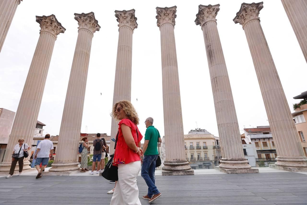 Primeras visitas al Templo Romano de Córdoba, en imágenes