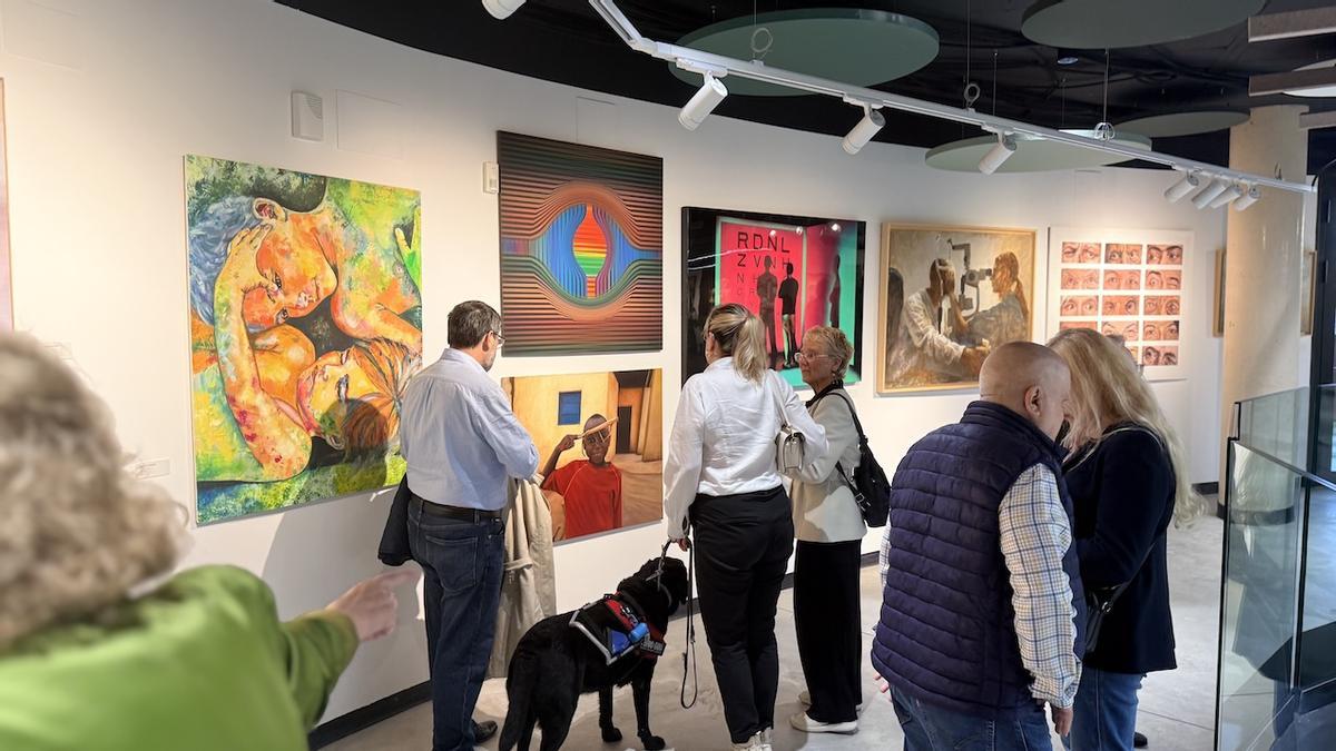 Visitas a la muestra en la UMH