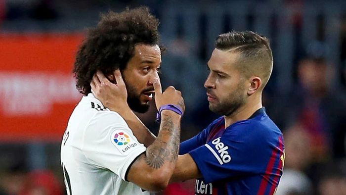 Marcelo y Jordi Alba dos estilos y dos estados de forma